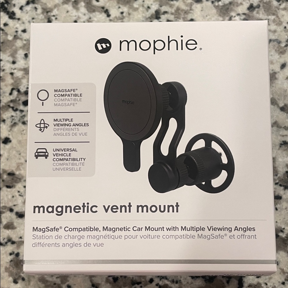 Mophie Magnetic Vent Mount -  Black